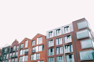 double glazed windows on a residential block