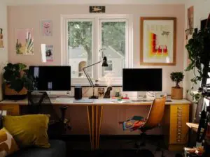 double glazing in a home office