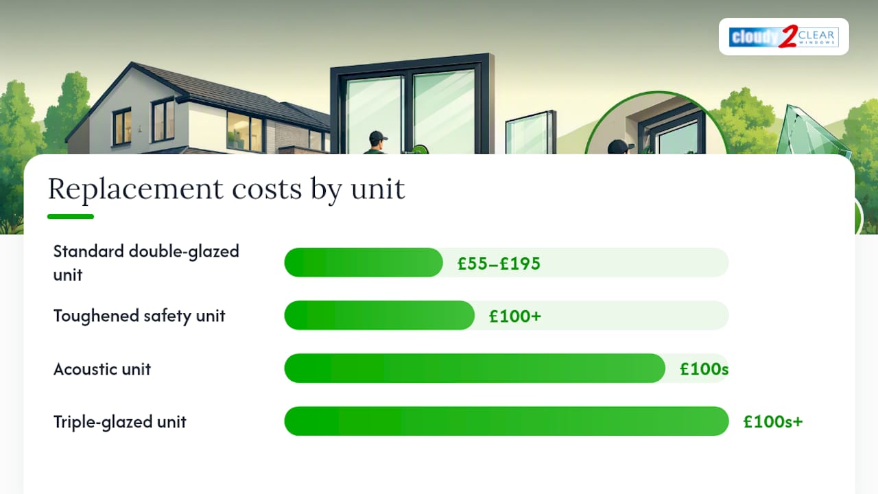 Cost comparison of double glazing sealed units