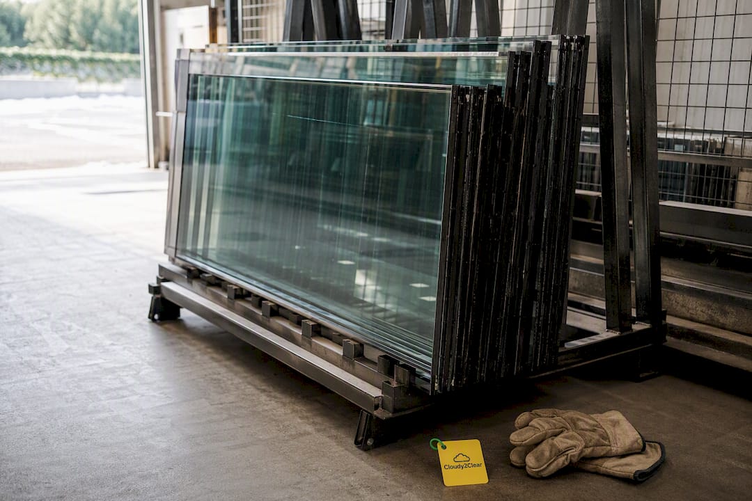 Sealed glass units prepared for recycling